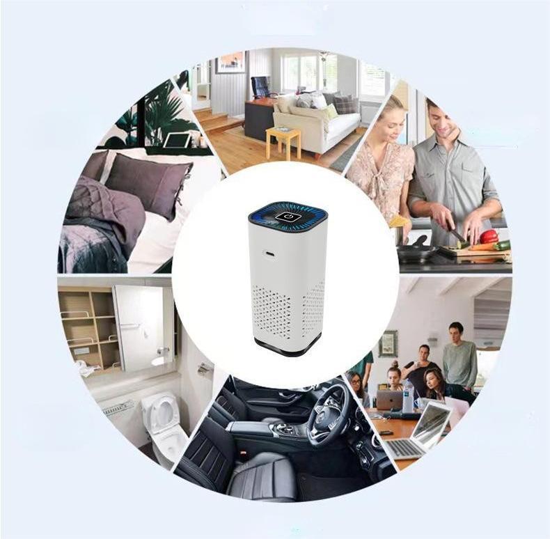 Car Air Purifier Portable Negative Ion Generator Remove Formaldehyde Dust Smoke Air Freshen Washer For Home Car - TrendByte