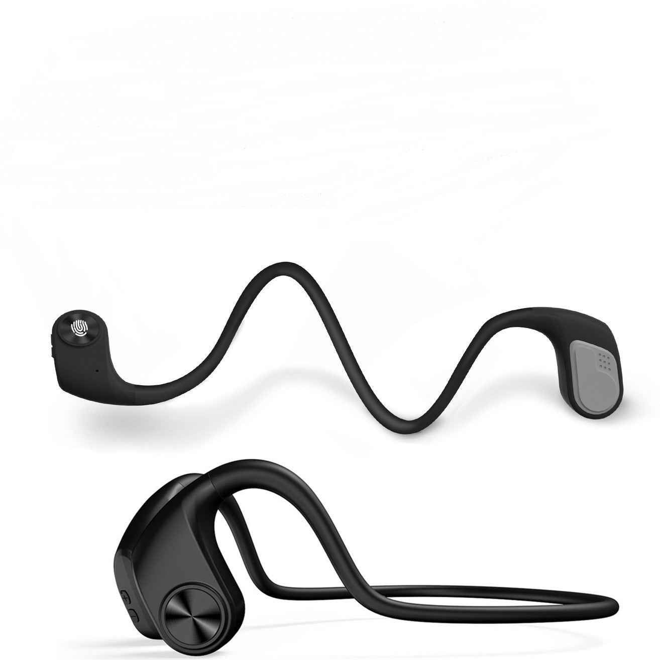 Bone Conduction Headphones - Wireless Ear-mounted Non-ear Hynic Design - TrendByte