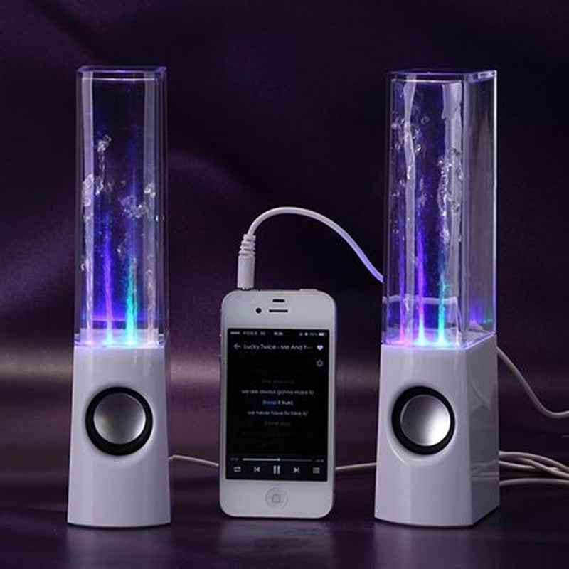 Wireless Speaker with LED Water Fountain Speaker - TrendByte