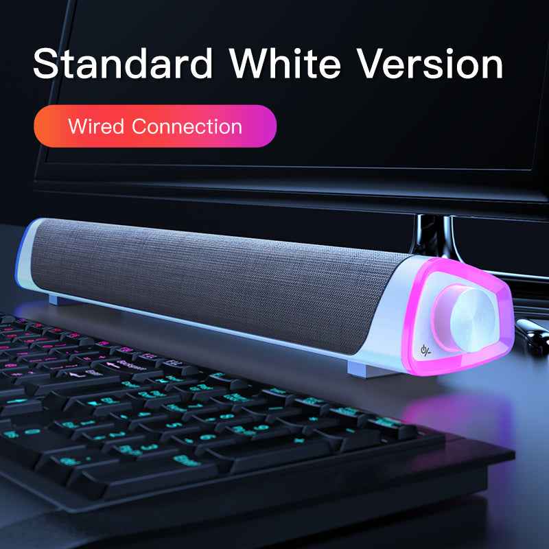4D  Stereo Speaker Bar SubWoofer [Compatible with Apple] - TrendByte