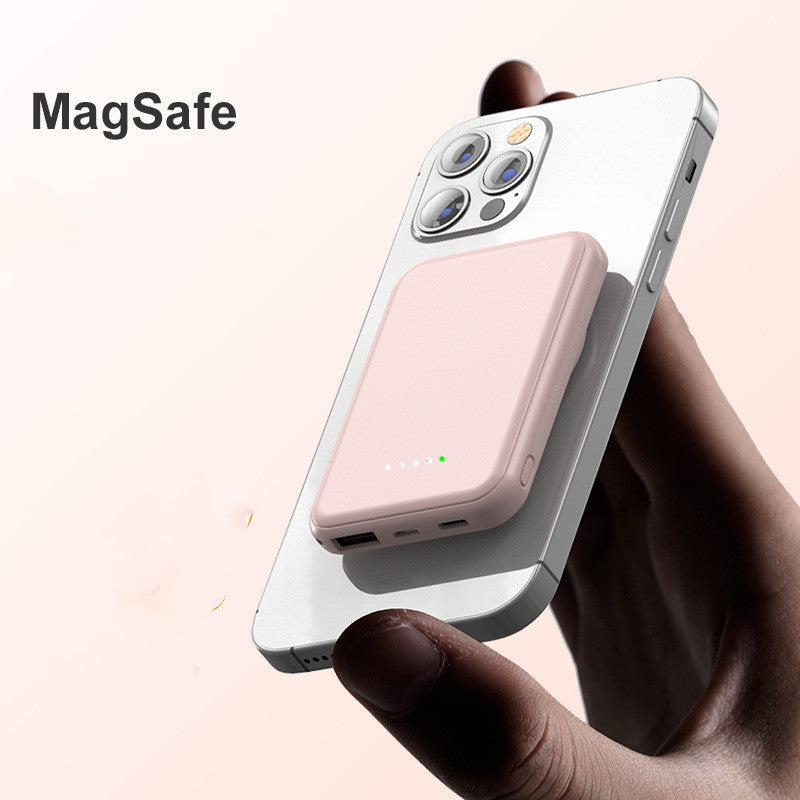 Mini Fast Charging Magnetic Wireless Power Bank 5000 MAh Portable - TrendByte