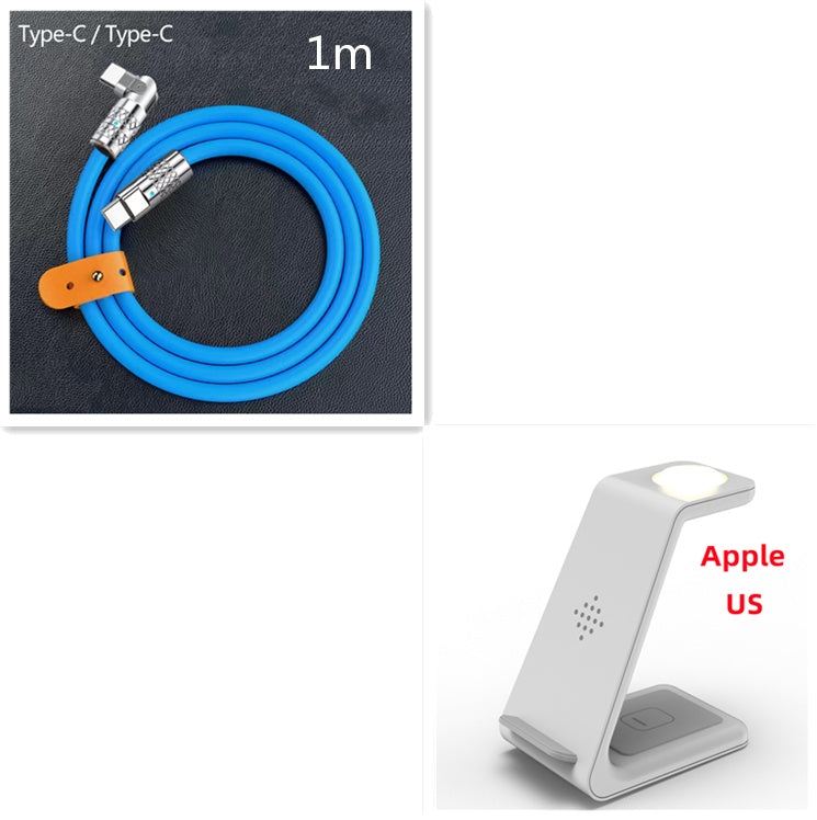 3 In 1 Fast Charging Station Wireless Charger Stand Wireless Quick Charge Dock For Phone Holder - TrendByte