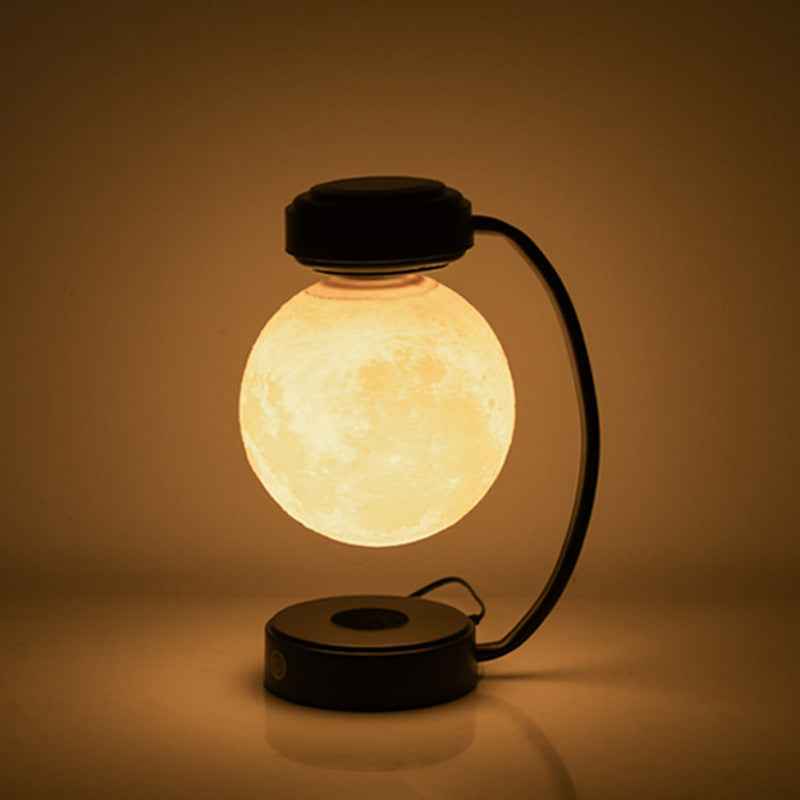 3D LED Moon Lamp - Wireless Rotating Night Light - TrendByte
