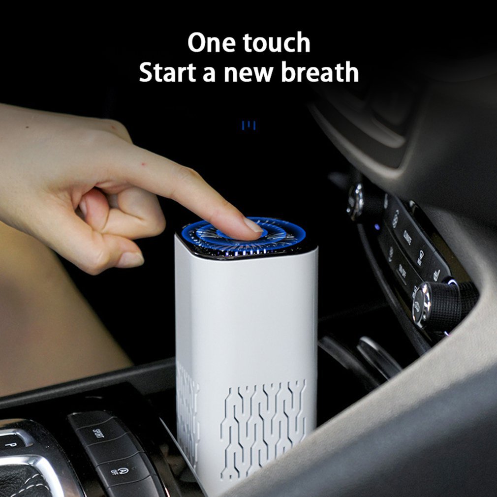 Car Air Purifier Portable Negative Ion Generator Remove Formaldehyde Dust Smoke Air Freshen Washer For Home Car - TrendByte
