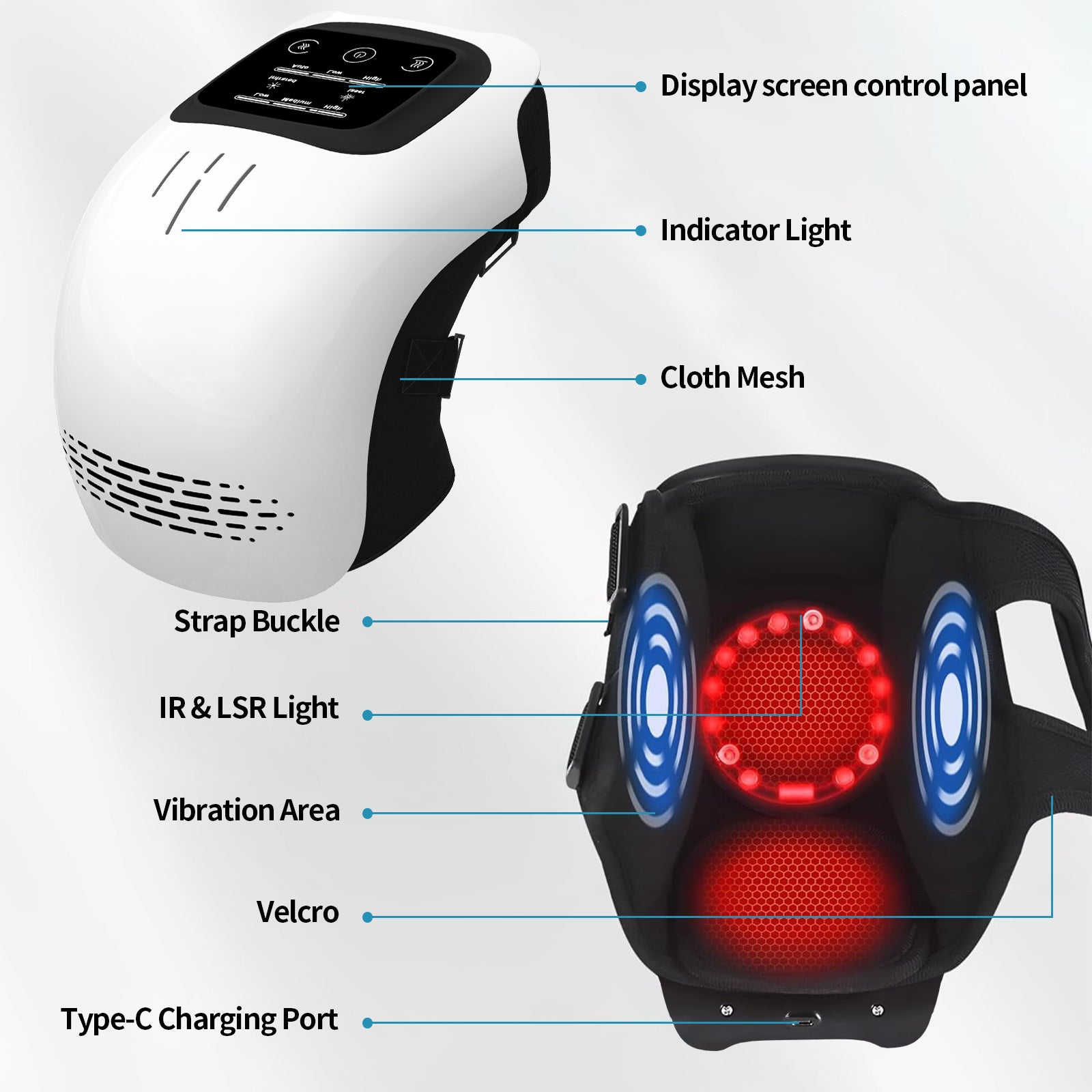 Intelligent Knee Massager Electric Knee Physiotherapy - TrendByte