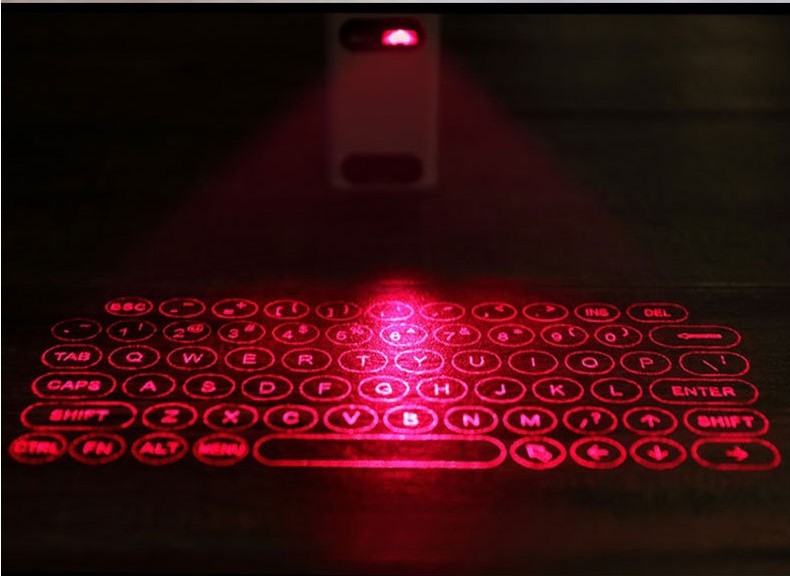 LEING FST Virtual Laser Keyboard Bluetooth Wireless Projector Phone Keyboard For Computer Pad Laptop With Mouse Function - TrendByte
