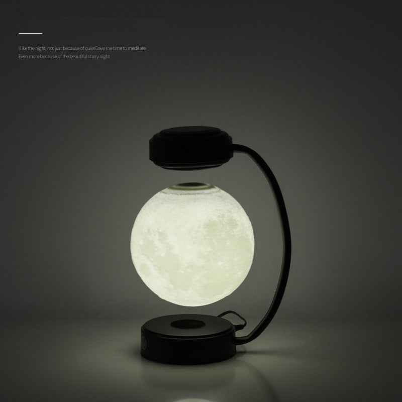 3D LED Moon Lamp - Wireless Rotating Night Light - TrendByte