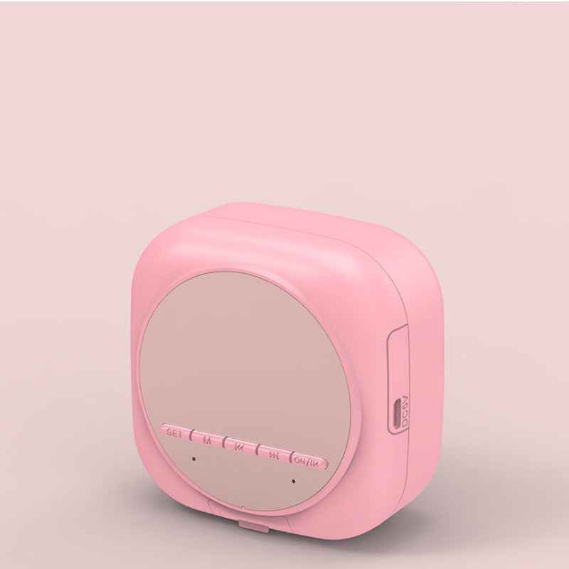 Mirror Alarm Clock - Stylish Multi-Color Table Design - TrendByte