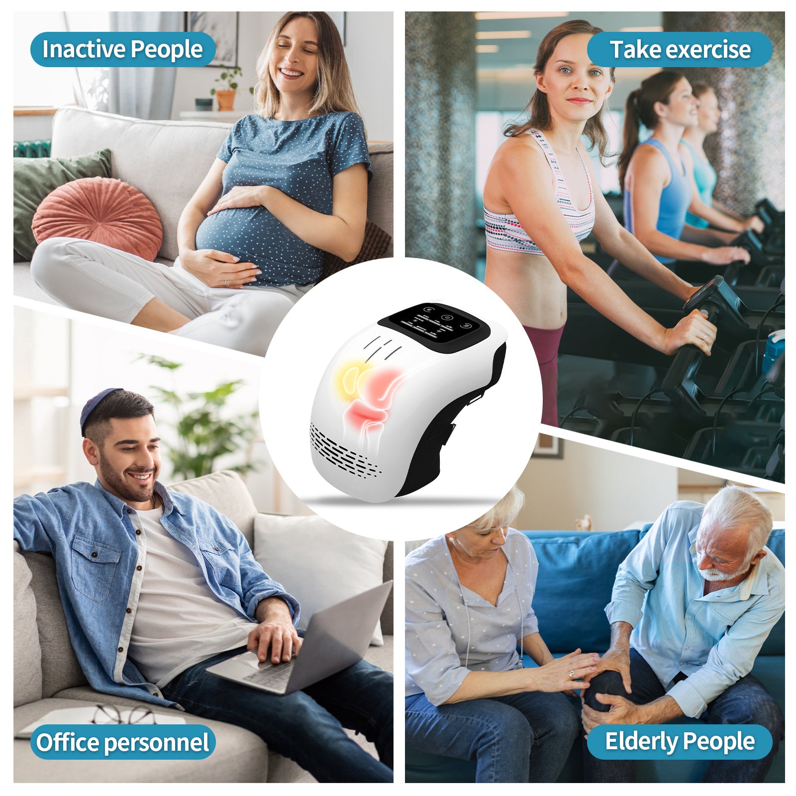 Intelligent Knee Massager Electric Knee Physiotherapy - TrendByte
