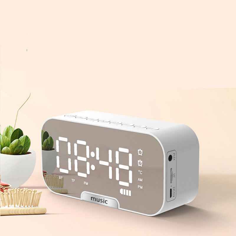 Mirror Alarm Clock - Stylish Multi-Color Table Design - TrendByte